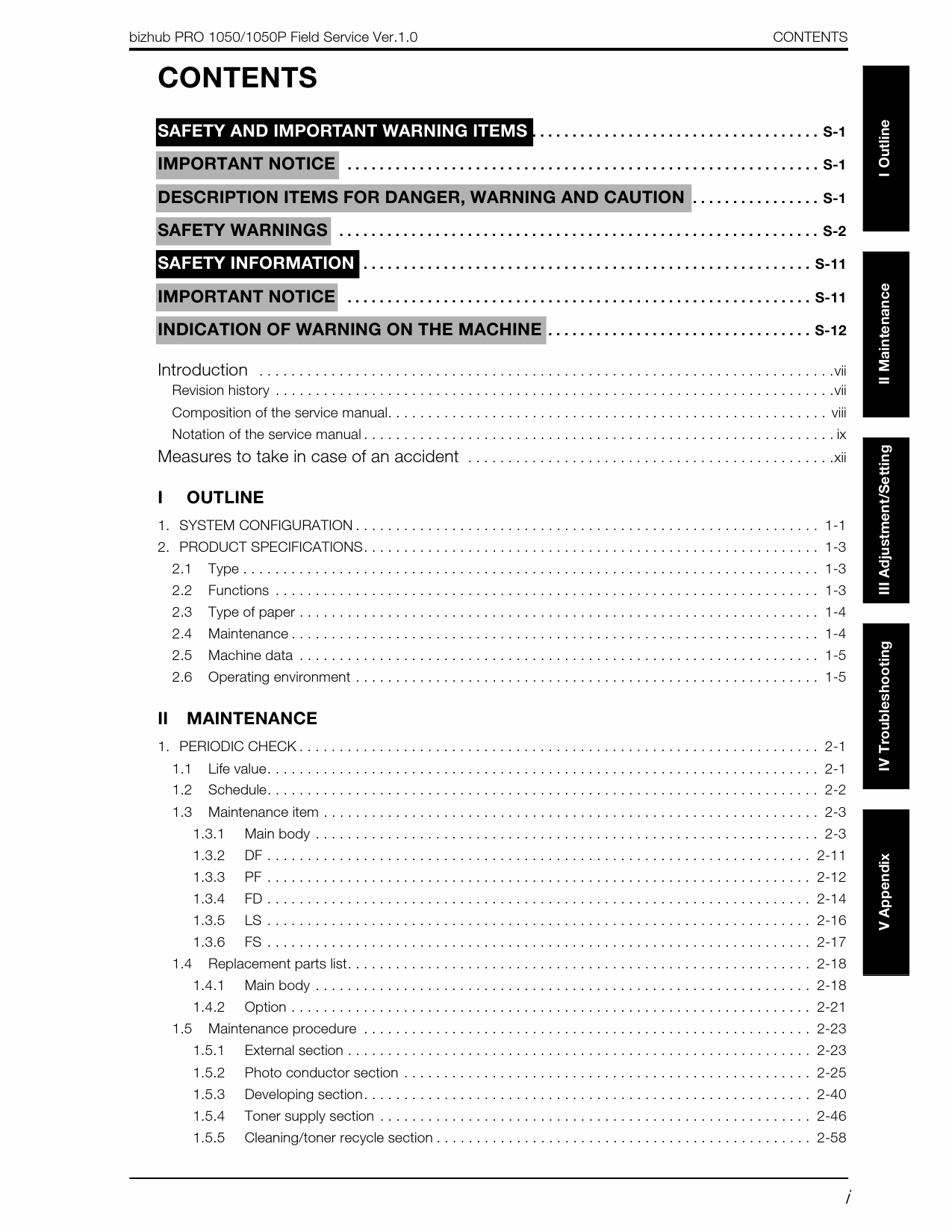 Konica-Minolta bizhub-PRO 1050 1050P FIELD-SERVICE Service Manual-2